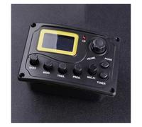JTYUERWQ Professional Acoustic Guitar EQ Preamp With Digital Procedding Tuner 4-Band EQ Equalizer With Digital Procedding Tuner Acoustic Guitar Pickups Parts(3)