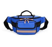 JTYX Empty First Aid Bum Bag Nurse Fanny Pack Multiple Compartments Nursing Organizer Belt with Adjustable Waist Strap Portable First aid Medicine Bag