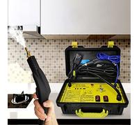 JTYX High Pressure Steam Cleaner 5 Bar 3200W Commercial Steam Cleaning System Automatic Pump Steamer Washer for Kitchen Bathroom Car Seat Furniture Floor, Yellow