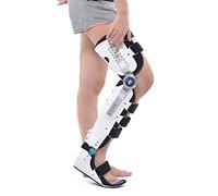 JTYX Hinged Knee Foot Support Brace, Adjustable Post Knee Support Orthosis Immobilizer Protector, Full Leg Stabilizer Knee Orthosis Splint