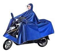 JTYX Motorbike Waterproof Lengthened Poncho Motorcycle Anti-fog Rainwear With Mirror Slots Motorcycling Large Rain Cover Electric Mobility Scooter Cape Coat