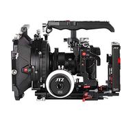 JTZ DP30 Camera Cage Base Plate + Electronic Top Handle + 4x4 Matte Box + Follow Focus + C5 LE CCUPS V Mount Rig for Sony A7III A7RIII A7SIII A9