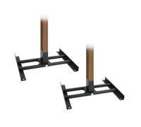 JTZFD 2X4 Shooting Target Stand Base, Double T-Shaped Steel Targets Base for Shooting, Compatible with ar500 Steel Shooting Targets-Specifically Designed for Outdoors Shooting Range - 2 Set