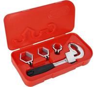 JTZXJJX Stubby Adjustable Wrench with 45MM Wide Jaw Opening for Plumbing Automotive and Industry Tight Spaces Work (Aluminum)