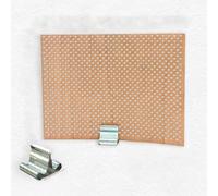 JTZYM 2 Sets 60/100mm Heart Grid Large Wooden Wicks For Candle Making With Metal Base Smokeless Soy Candle Wicks