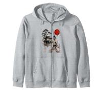 Ju Jutsu Beginners/Japanese Ink Art/Calligraphy Design Zip Hoodie