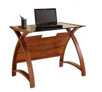 Jual Curve Walnut Laptop Table PC201 900LT