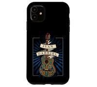 Juan Gabriel Guitar With Blue Sunburst Case for iPhone 11