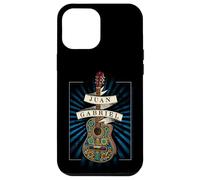 Juan Gabriel Guitar With Blue Sunburst Case for iPhone 12 Pro Max