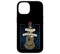 Juan Gabriel Guitar With Blue Sunburst Case for iPhone 14