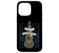 Juan Gabriel Guitar With Blue Sunburst Case for iPhone 14 Pro Max