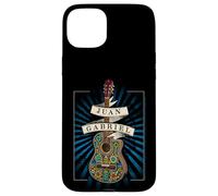 Juan Gabriel Guitar With Blue Sunburst Case for iPhone 15 Plus