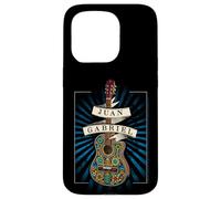 Juan Gabriel Guitar With Blue Sunburst Case for iPhone 15 Pro