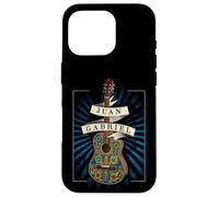 Juan Gabriel Guitar With Blue Sunburst Case for iPhone 16 Pro