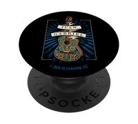 Juan Gabriel Guitar With Blue Sunburst PopSockets Adhesive PopGrip