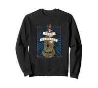 Juan Gabriel Guitar With Blue Sunburst Sweatshirt
