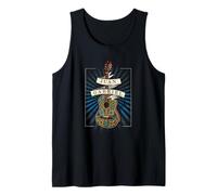 Juan Gabriel Guitar with Blue Sunburst Tank Top