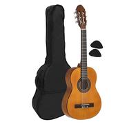 Juan Miguel Navarrez concert guitar, classical guitar, 1/2 honey - natural, incl. bag