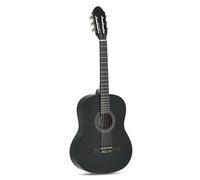 Juan Miguel Navarrez concert guitar - classical guitar - 3/4 black - starter set - in ag, plectrums, book, tuner