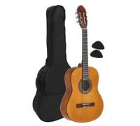 Juan Miguel Navarrez concert guitar, classical guitar, 3/4 honey - natural, incl. bag