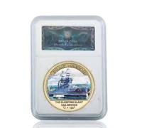 JUANLI Commemorative Coin 80Th Anniversary Attack On Pearl Harbor Gold Plated Us Army Challenge Coin Military Souvenir Gift
