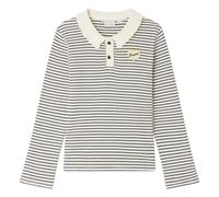 Juanna Ribbed Striped T-shirt Ecru 10 years
