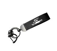 JUANNING For K&AWAS&AKI Vulcan S VN650 2015-2024 Leather Motorcycle Keychain Holder Keyring(A)