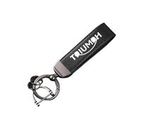 JUANNING Suede Leather Motorcycle Keychain Keyring For Triu&mph Ti&ge&r 900 GT Rally Explorer 1200 XCA1050(J)