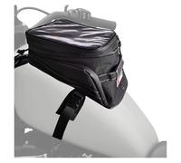 JUANNING Universal Motorcycle Tank Bag G&AS Oil Fuel Saddle Bags with Reflective Strap Mount with GPS Phone Pocket Holder(Style A)