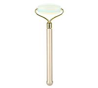 JUANQIAPAS Jade Roller for Face and Neck, Jade Material, Oval Massage, Ergonomic Handle, Facial Massage Tool, Skin Care, Beauty Equipment (Opal)