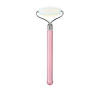 JUANQIAPAS Jade Roller for Facial Massage, Jade Material, Eco-Friendly, Oval Massage, Smooth Handle, Promote Blood Circulation, Anti-Aging, Skin Care Tool (Jade)