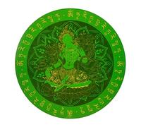 Juanxian Feng Shui Amulet Sticker Green Tara Window Sticker Decals for Home Decoration w5307