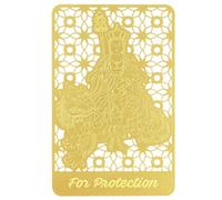 Juanxian Feng Shui Ksiddigarbha Sitting On Chi Lin Golden Card JW5696