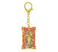 Juanxian FengShui Dragon Kuan Kung Anti-Violence Talisman Keychain W4968