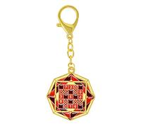 Juanxian FengShui Ho Tu Enhancer With Qi Lin Keychain W4954