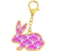 Juanxian Rabbit Chinese Zodiac Keychain, Ally Amulet for Peace & Diplomacy, Gui Ren Talisman for Harmony & Safety, Meaningful Cultural Gift for Rabbit Sign