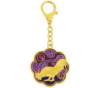 Juanxian Rooster Keychain, Chinese Zodiac Charm for Relationship Harmony & Loyalty, Symbolic Amulet for Love & Trust, Meaningful Cultural Gift