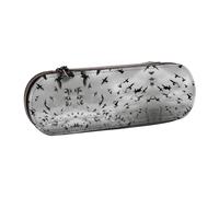 JUANYQME Flying Birds Print Leather Pencil Case Unique Print Design, Durable and Functional