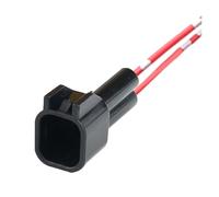 JUANZD 1/5/10/20/50 Sets 2 Pin 7283-5967-30 Wiring Harness Plug EV6/EV14 Car Connector For LS2 LS3 GM Mazd- 6(Ivory,20 sets)