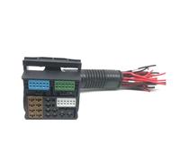 JUANZD 1/5/10/20 Sets 52 Pin Car Power Quad Lock Connector With 8x0 035 444 /3B7 035 447 Antenna(52p With line,5 sets)