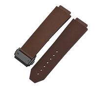 JUANZD 19 20 24 26mm Watchbands Compatible With BIG BANG CLASSIC FUSION Watch Accessories Silicone Watch Bracelet Band Rubber Watch Strap(26mm,26mm With Logo)