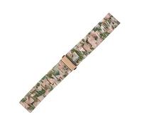 JUANZD 20mm 22mm Lightweight Resin Strap Compatible With Samsun- Galaxy Watch 4 3 Classic Band 41mm/45mm/Active 2 40mm 44mm/42mm/46mm Bracelet Belt(Pink Green,For GalaxyWatch46)