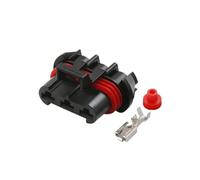 JUANZD 5sets 3 Pin Way Waterproof Plug Auto Cooler Fan Connector Male Female Socket 12124686 12124685(3P Female,20 sets)