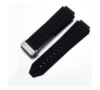 JUANZD Compatible With BIG BANG Silicone 24 26mm Waterproof Men Watch Strap Chain Watch Accessories Rubber Watch Bracelet Chain(26mm,24mm)