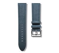 JUANZD Leather Watch Bands Bracelet Quick Release Brown Calfskin Replaced Watch Strap For Women Men 18 20mm 22mm(Celestial Teal,18mm)