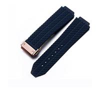 JUANZD Watch Band Compatible With HUBLOT BIG BANG Silicone 24 26mm Waterproof Men Watch Strap Chain Watch Accessories Rubber Watch Bracelet Chain(7,26mm)