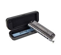 JUAREZ BlackBird JRH1248NV Professional Chromatic Harmonica Key of C Scale | 12 Holes 48 Tones | Mouth Organ | Cover - Stainless Steel | Comb - ABS | Reed - Phosphor Bronze with Cloth & Case