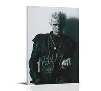 juaseehke Billy Idol(7) Posters Room Decorative Canvas Posters Aesthetic Poster Print Wall Art Decor Posters 08x12inch(20x30cm) Frame-style