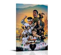 juaseehke Cobra Kai（7） Posters Room Decorative Canvas Posters Aesthetic Poster Print Wall Art Decor Posters 12x18inch(30x45cm) Frame-style