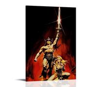 juaseehke Conan The Barbarian(1) Posters Room Decorative Canvas Posters Aesthetic Poster Print Wall Art Decor Posters 16x24inch(40x60cm) Frame-style